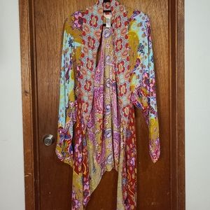 Free People Little Wing Mix Print Kimono